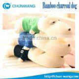 Cartoon Big Head Dog Stuffed Bamboo Charcoal Plush Dog Toys thumbnail-1
