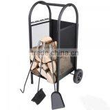 Metal Firewood Log Trolley thumbnail-3