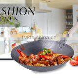 Cookware Supplier Hand Hammered Carbon Steel Non Stick Wok thumbnail-5