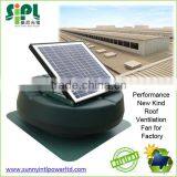 15 watt Solar Natural Energy Generator 14 inch Roof mounting Air Exhaust Fan with Brushless DC Motor