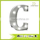 Factory Price Illuminated Marquee Metal LED Light Letter C thumbnail-1
