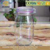 1500ml Hot-sale Locking Lid Glass Jar for Food Storage Glass Clip Lid Jars thumbnail-1