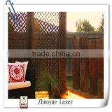 Laser Cut Corten Weathering Steel Garden Decorative Screens thumbnail-2