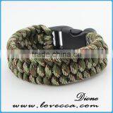 Cheap Survival Prepper Paracord Bracelet 550 for Camping Hiking thumbnail-6