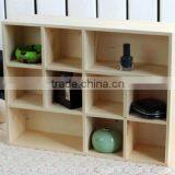 DIY Display Wood Storage Box Cabinet on Wall Desk thumbnail-2