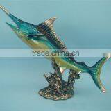 Custom Sea Animal Decoration Resin Swordfish Statue thumbnail-2