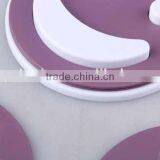 5pc Round Emoji Heat Insulation Pad Hollowing Plastic Pot Holder thumbnail-4