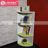 New Design Household Essentials 3-Shelf Wooden Corner Shelf thumbnail-5