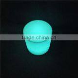 Used Nigtclub Furniture LED Flashing Bar Furniture White PE Material D42*H42cm Round Bar Stools With RGB LEDs Inside thumbnail-4