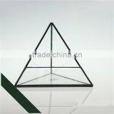 Three Pyramid Score+solder Drilling Succulents Borosilicate Glass Triangular Glass Greenhouse thumbnail-3