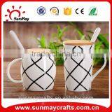 Wholesale Custom High Quality Ceramic Mug With Spoon thumbnail-2