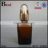 High Quality 30ml Square Glass Bottle Serum 30ml Square Glass Dropper Bottle thumbnail-5