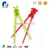 High Quality FDA Food Grade Any Color Custom Silicone Chopstick for Kids thumbnail-3