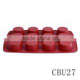 CBU27 FDA LGFG 12 Connected Silicone Funny Cake Mold thumbnail-2