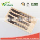 WCJ847 High Quality All Stainless Steel Cheese Knife 4 Pcs Butter Knife Set thumbnail-2