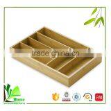 Quality-assured Bamboo Flatware Organizer thumbnail-4