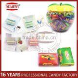 Magic VC Cube Bubble Gum With Cartoon Tattoo Paper in Apple Shape Bottle thumbnail-1