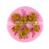 Snowman Snow Christmas Series Silicone Mould Handmade Soap Cake Decorating Die DIY Baking Tool thumbnail-2