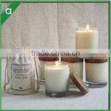 Scented Glass Candle Packed in Calico Bag thumbnail-1
