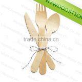 6" Length Eco-Friendly, Biodegradable, Compostable Wooden Utensils Cutlery thumbnail-2