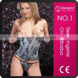 2015 Hot Sales and Fashionable Black Sexy Fat Women Corset Open Hot Sexy Corset Xxl Movie Sexy Corset thumbnail-1