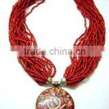 Multi Strand Bead and Pendant Necklaces thumbnail-1
