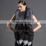 CX-B-134A 100% Real Fox Fur Clothing Accessories Bridal Shawl thumbnail-4