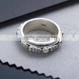 Fashion Jewelry Brass / S925 Cool Punk Retro Style Personalized Devil Skull Ring for Men thumbnail-4