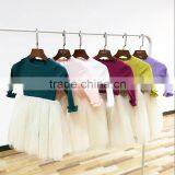 S60611B 2017 Kids Candy Tulle Skirts Children Cotton Skirt for Age 3-8y thumbnail-2