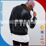 2017 Trend Spring Jacket Young Men Stand up Korean Handsome Slim New Casual Men PU Jacket thumbnail-2