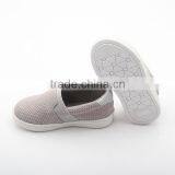 Flat Sole Kids Grey Hole Leather Baby Fashion Shoes thumbnail-5