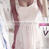 2015 New Sleeveless Cocktail White Short Mini Casual Dresses Women Summer Dress Vestido de Festa thumbnail-2