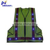 Flashing LED Lighted Reflective Safety Vest thumbnail-3