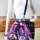 Thai Shoulder Bag Patchwork OWL Design thumbnail-1