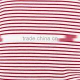 2017 Round Neck Short Sleeves Striped T-shirt Women Sexy Midriff Tank Tops thumbnail-6