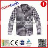 Newest Popular White Black Flannel Shirt Factory thumbnail-2