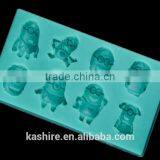 High Quantity Eco-friendly Minions Shape Silicone Chocolate Mould,soap Mold,diy Cake Mould thumbnail-1