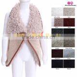 STOCKED MONOGRAMMED Sherpa Fur Vest thumbnail-5