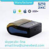 80mm wireless portable thermal printer with bluetooth and USB