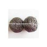 Hot-dipped Galvanized Wire Stainless Steel Scouring Ball / Stainless Steel Scrub Pads thumbnail-1