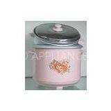 500W Mechanic Non Stick Coating Inner Pot Pink 7 Cups Rice Cooker , CE thumbnail-1