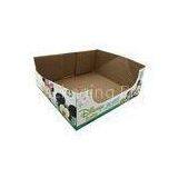 E Corrugated Cardboard Display Box / Store Shelf Cardboard Display Cases