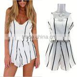 Adult Women Fashion New Design One Piece Denim Shorts Jumpsuit thumbnail-1