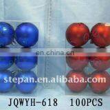 JQ-619 Christmas Tree Ball Glitter thumbnail-1