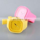 Iceful color waterproof head japanese movement silicone candy watch