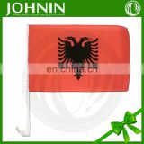 cheap promotional polyester customized flying car mirror flag albania