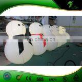 Advertising Inflatable Air Blown Products / Super Quality Inflatable Christmas Snowman With Led Lighting For Decoration thumbnail-5