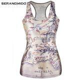 Cheap Wholesale Plain Colorful Women Racer Back Tank Top thumbnail-1