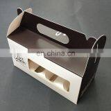 Cheaper Paper Cup Cake Box With Clear PVC Winder thumbnail-2
