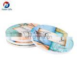 Customized Ceramic Life Belief Round Coaster, Cork Coaster Sets, Cork Board Coaster thumbnail-2